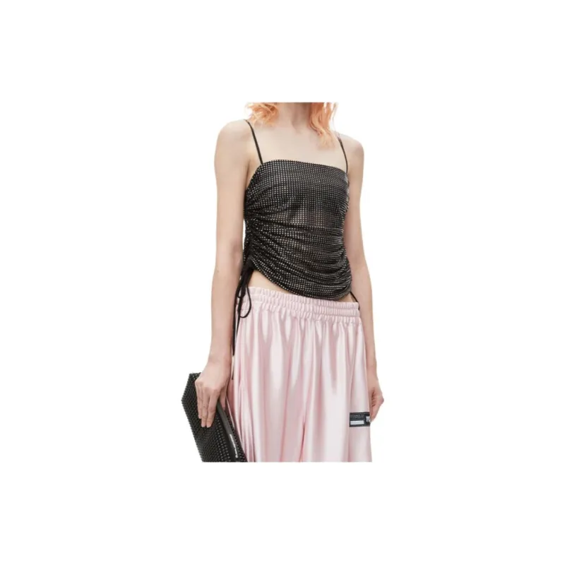 Alexander Wang Embellished Ruched Cami Top-3