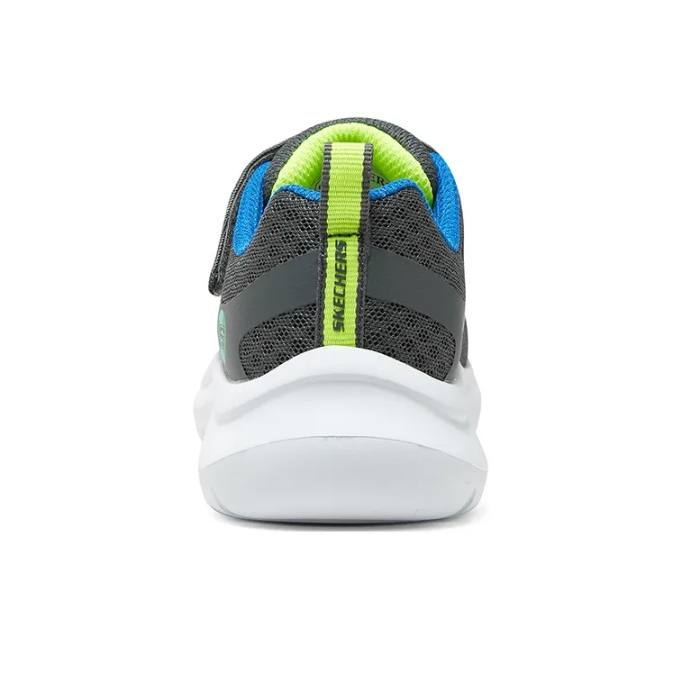 Skechers Go Run 400 Anti-Slip Wear-Resistant Kids Lifestyle Shoes Charcoal Gray Kids'-4