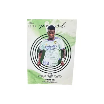 Topps Soccer Star Pearl Brazil Real Madrid Vinicius 99 Edition Soccer Star Card Quality Guaranteed Sports Cards 1 Pc