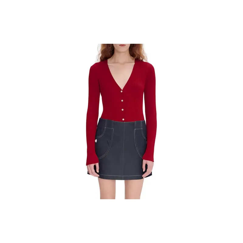 A.P.C x Katie Holmes Knitwear Women's Raspberry-1