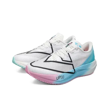 PEAK UP 30 3.0 Low Top Casual Running Shoes Men's White Purple Blue