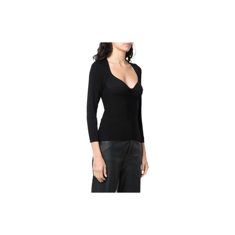 Alexander McQueen Long Sleeved Stretched Top-3