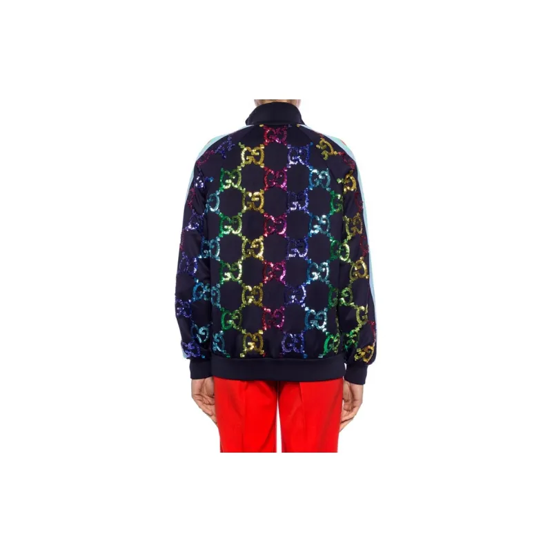 GUCCI 2000s GG pattern Track Jacket-1