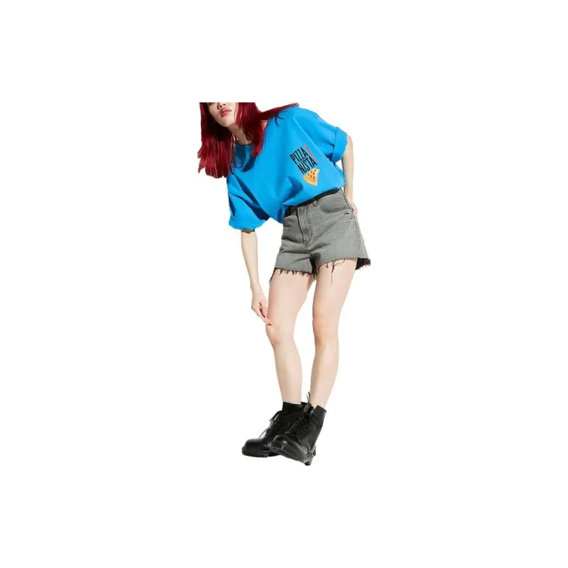 UNIQLO Denim Shorts Women's Lead Gray-1