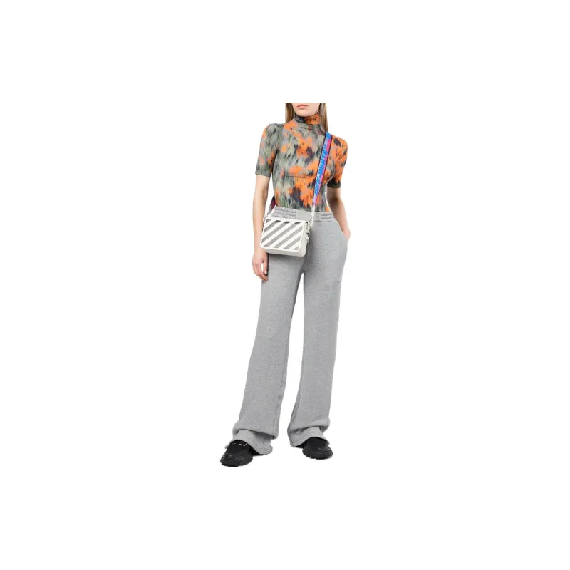 OFF-WHITE Diag Flared Trackpants-1