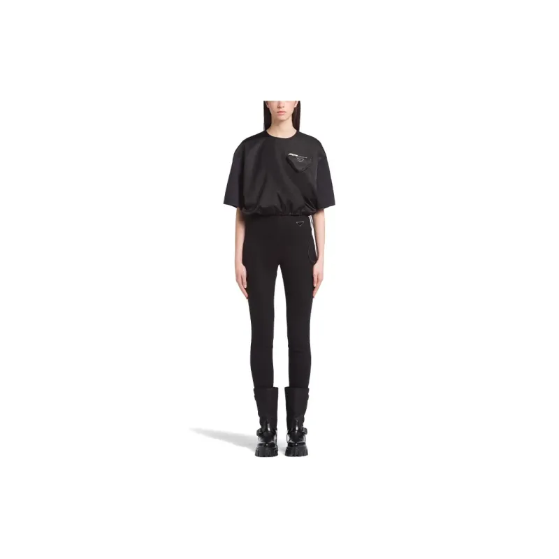 PRADA Crop Tops Women's Black-1