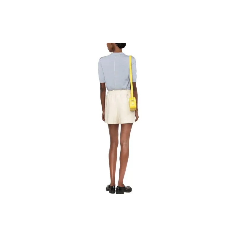 THEORY Casual Shorts Women's Light Beige-2