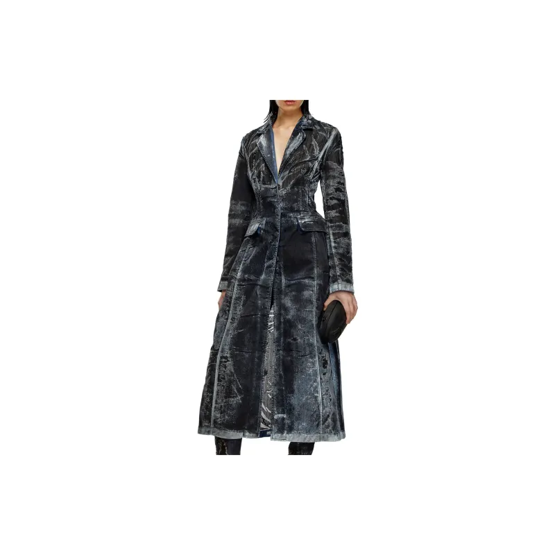 DIESEL SS24 Denim Jacket Women's Black-1
