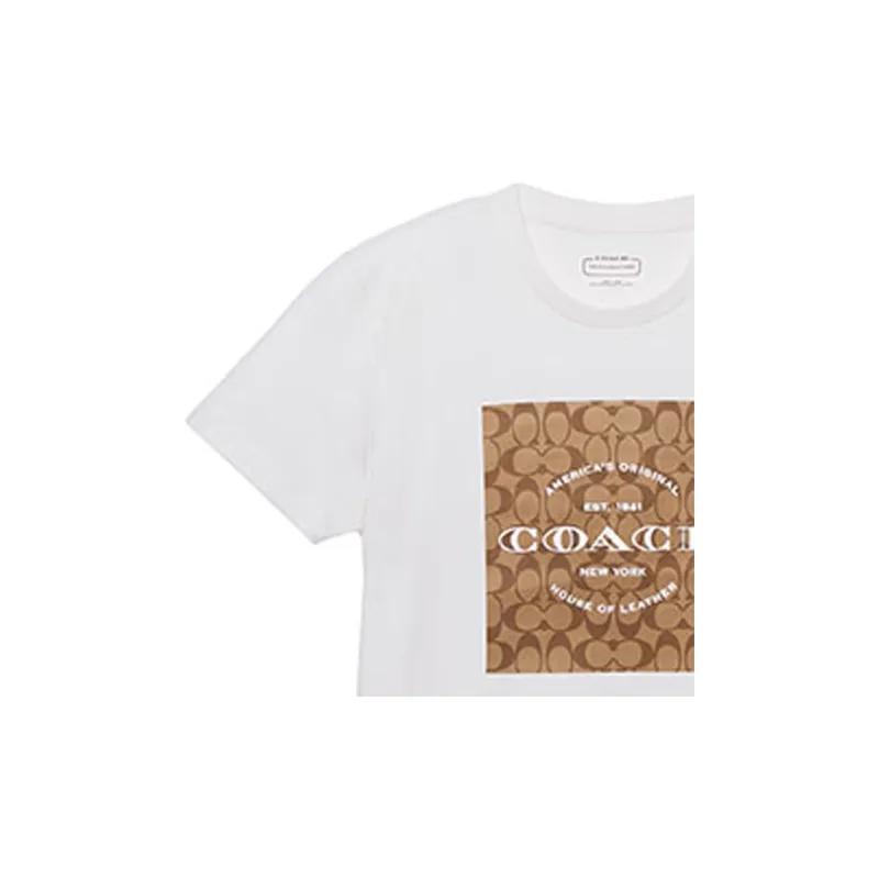 COACH T Shirts Women's White-6