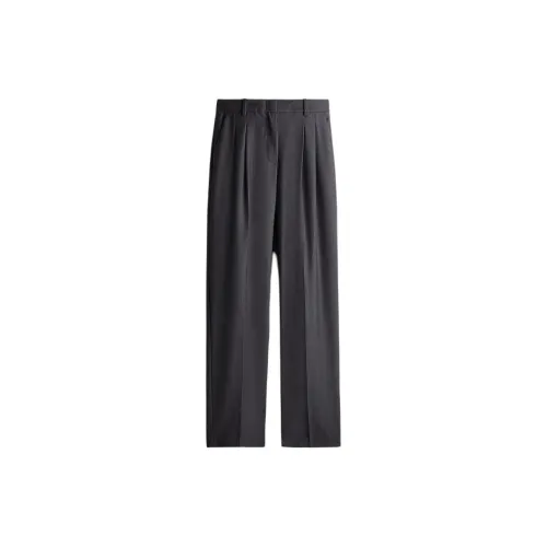 H&M Suit Trousers Women's Dark Gray