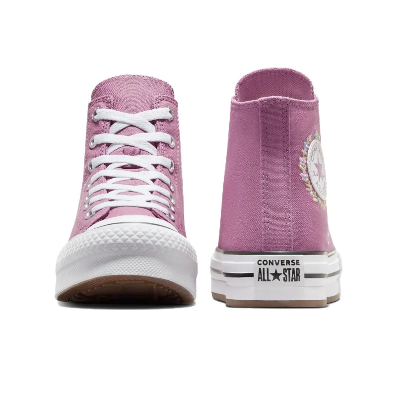 Converse Chuck Taylor All Star Abrasion Resistant High Top Kids Canvas Shoes Pink Teenagers-4