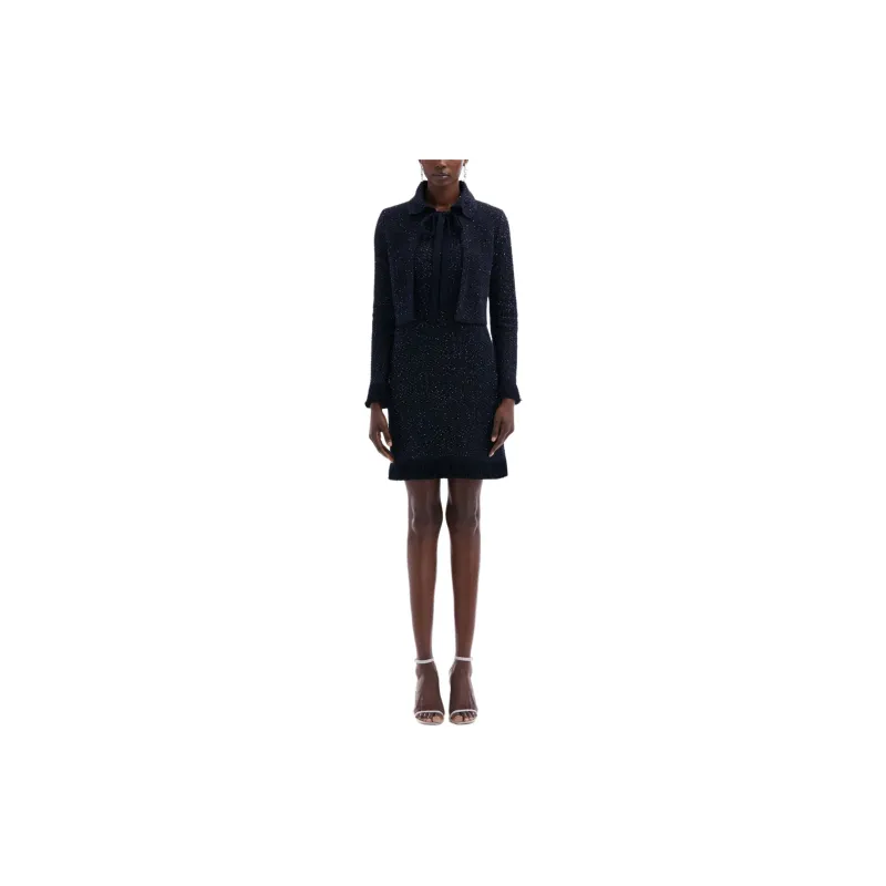 Oscar De La Renta Sequin Tweed Jacket-1