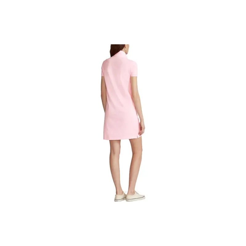 Polo Ralph Lauren Short Sleeved Dress Women's Pink-3