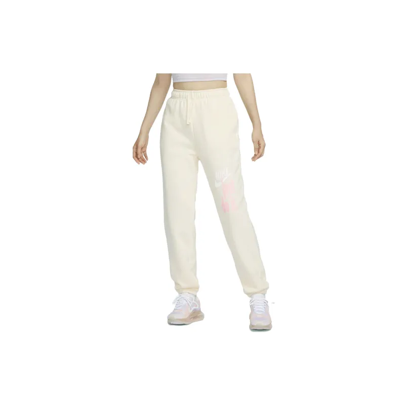 Nike Knitted Sports Pants Women's Coconut Milk-2