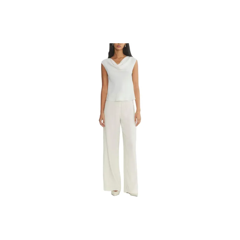 ARITZIA FW24 Babaton Cosmopolitan Blouse Shirt Women's Light Birch/Light Birch-1