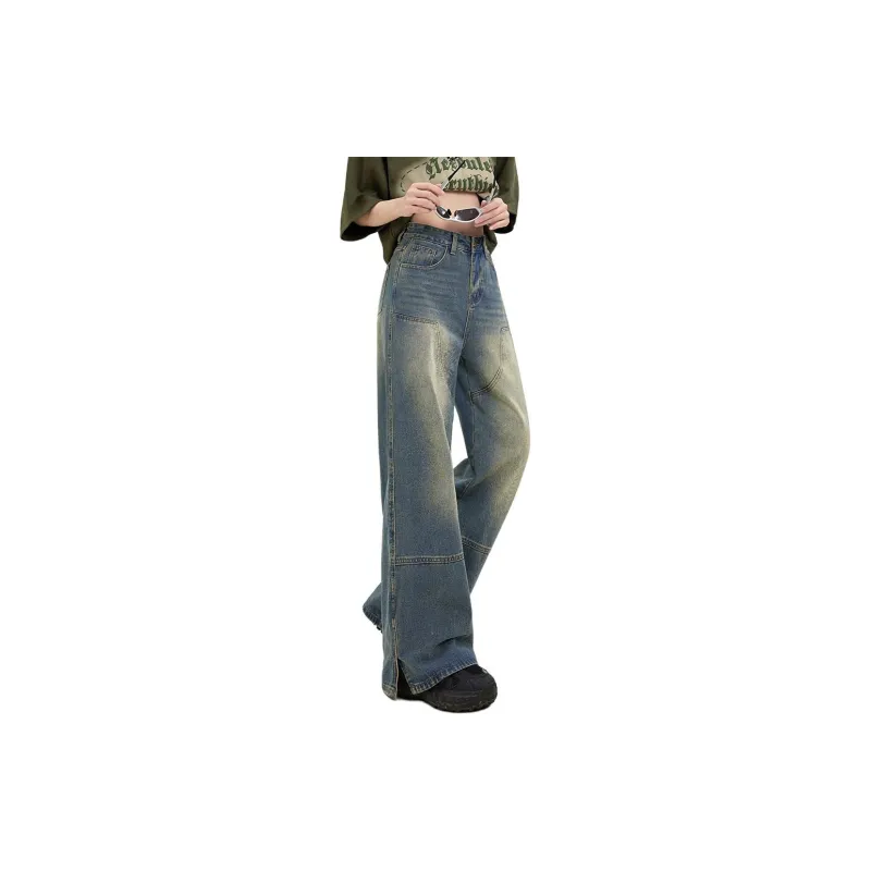 Kazakhstan Jeans Women's Vintage Blue-3