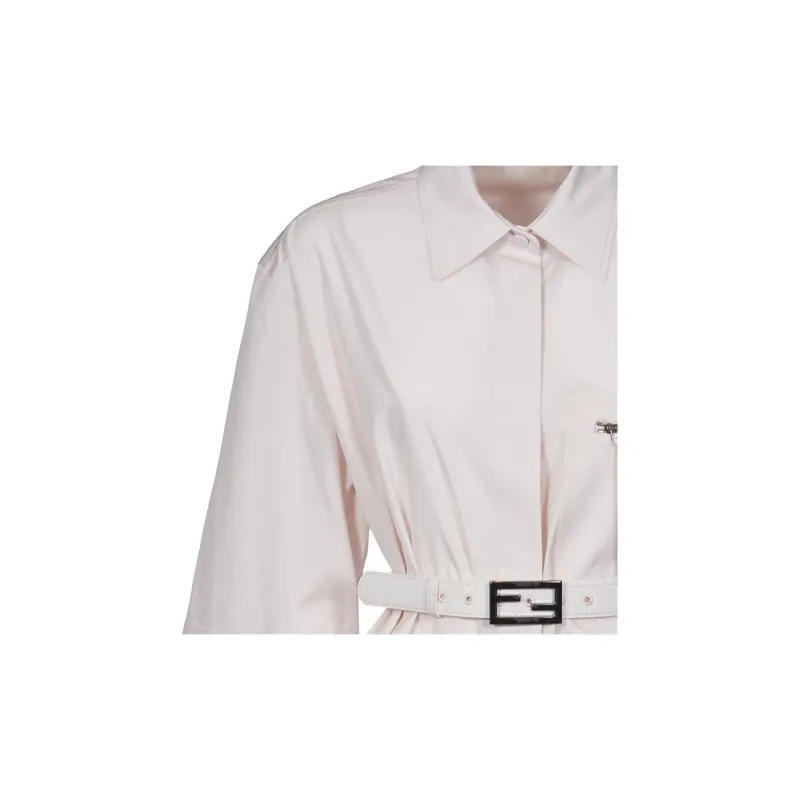FENDI Oversized Shirt Dress-2