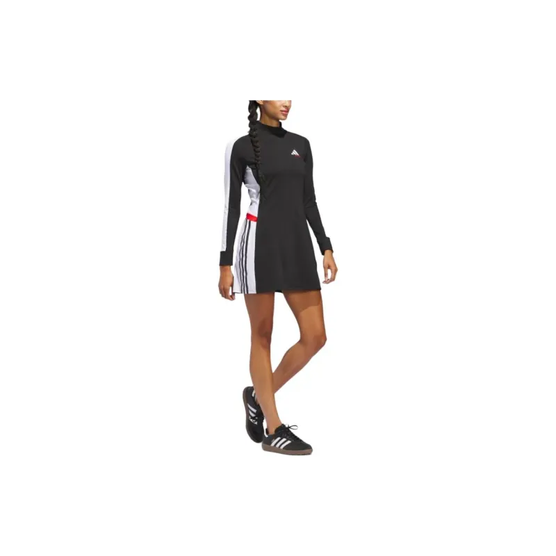 Adidas Two Piece Skirt Sets Women's Black-3