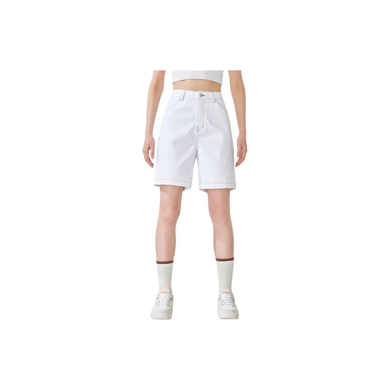 XTEP Casual Shorts Women's Pearl White-1