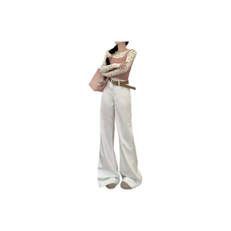 Concubine Zhu Jeans Women's White-5