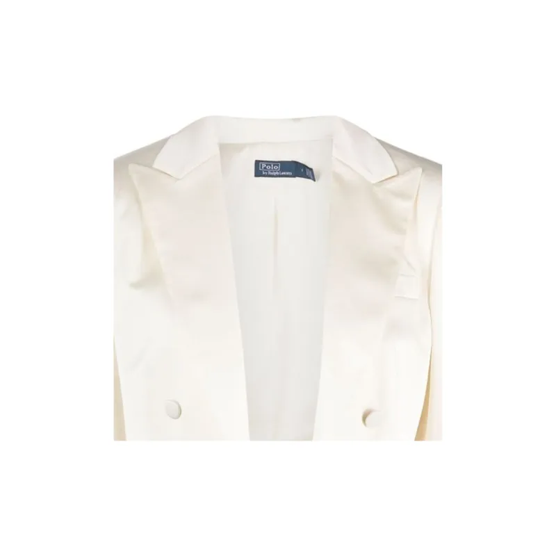 Polo Ralph Lauren Satin weave Cropped Blazer-2