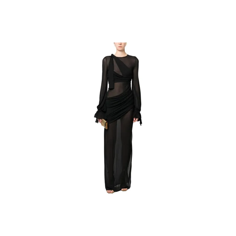 TOM FORD Long Sleeved Dresses Women's Black-1