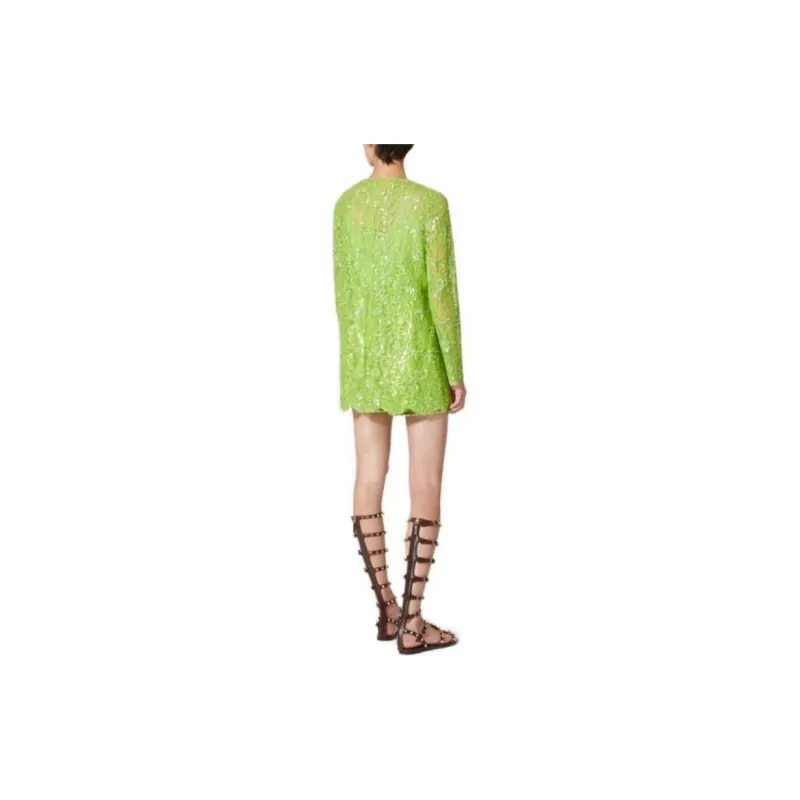 Valentino Lolita Dresses Women's Green-1