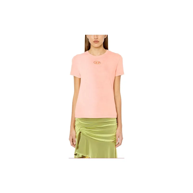 DIESEL SS23 T Shirt Women's Coral-1