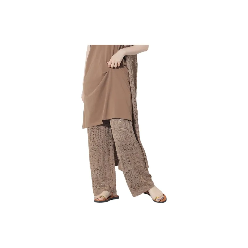 Beams Casual Pants Women's Dark Beige-5