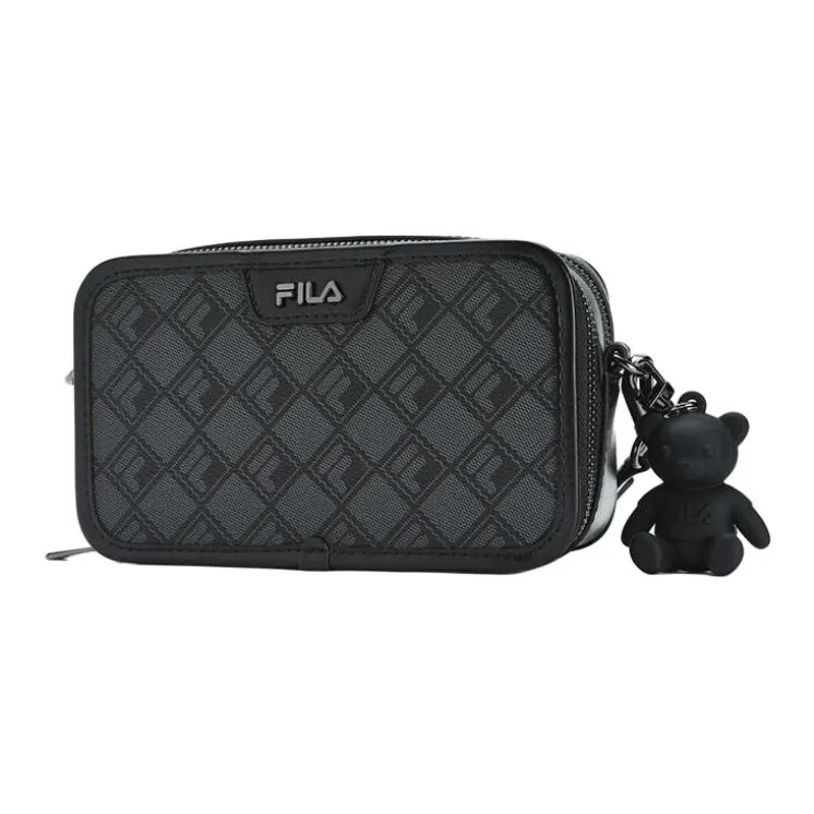 FILA Polyvinyl Chloride Crossbody Bag Shoulder Bag Regular Women's Black-1