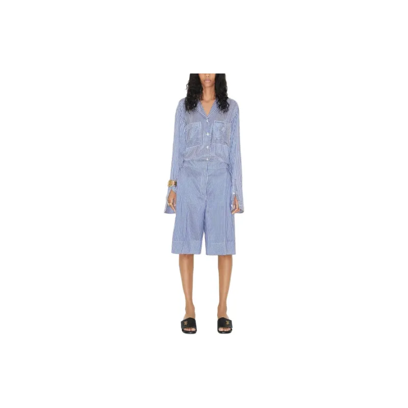 Burberry SS23 Casual Shorts Women's Blue-1