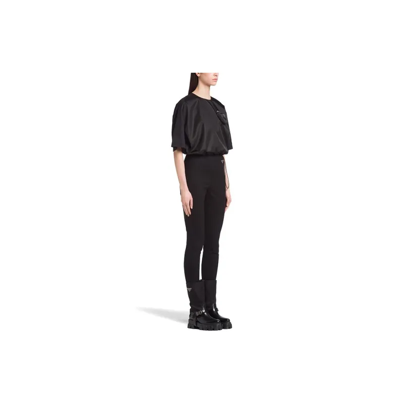 PRADA Crop Tops Women's Black-3