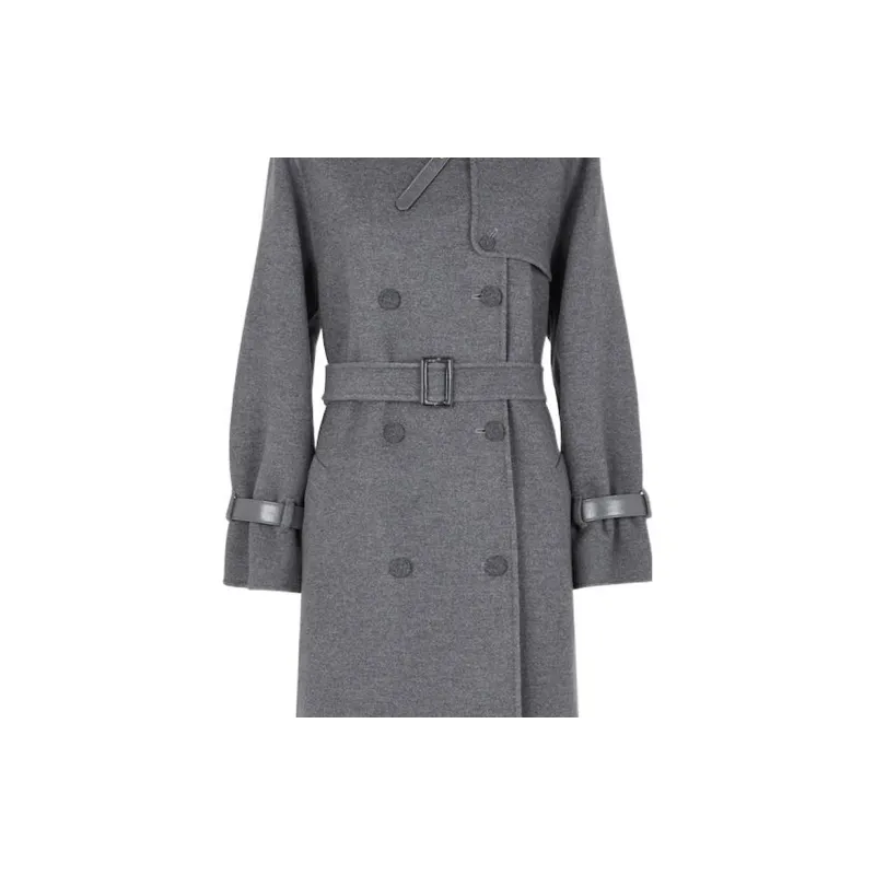 FENDI Coats Women's Gray-5