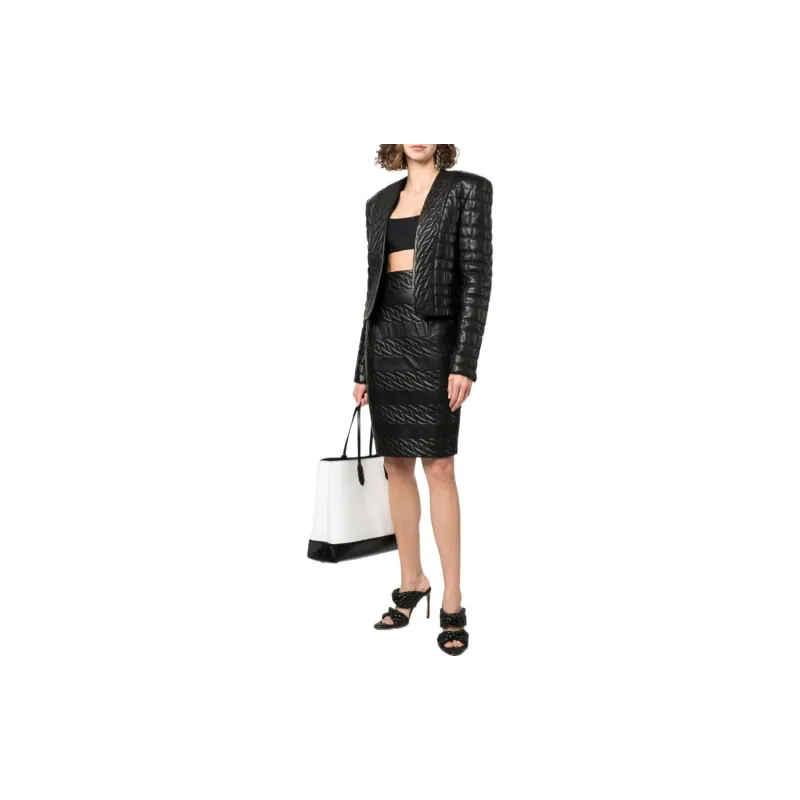 BALMAIN Jackets & Coats Women's Black-1