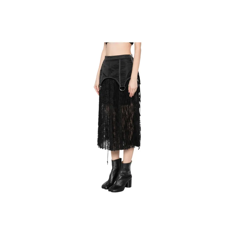ANDERSSON BELL Lace Combination Maxi Skirt-3