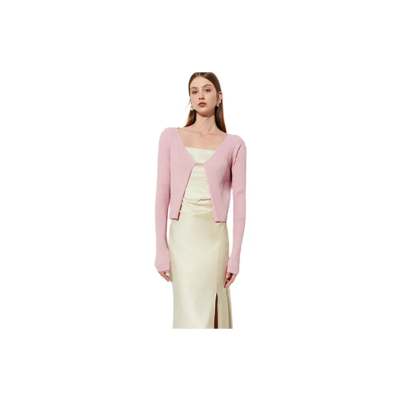 DPLAY Knitwear Women's Milkshake Pink-3