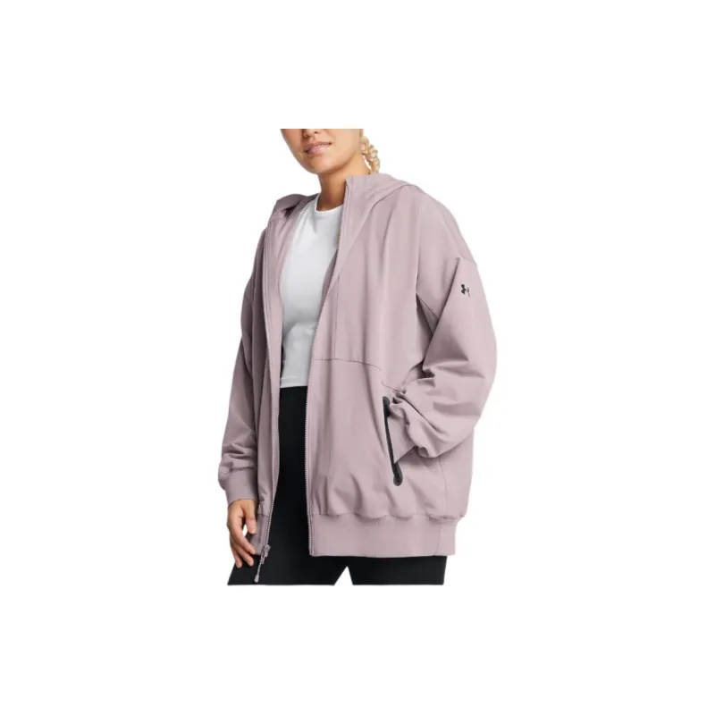 Under Armour Unstoppable Jacket Women's Lipstick Gray-2