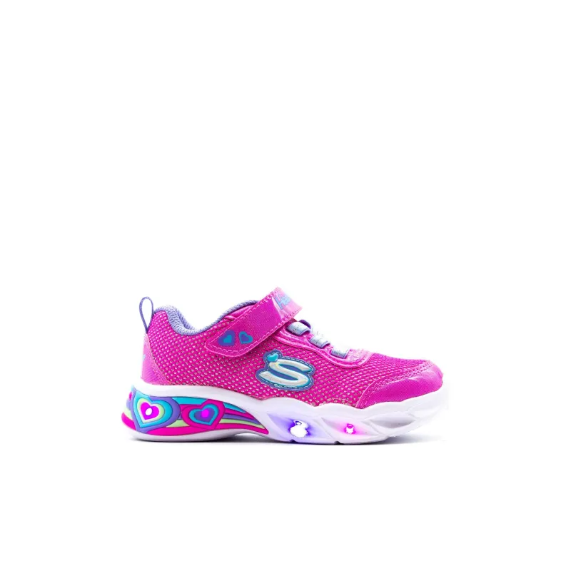 Skechers S LIGHTS SWEETHEART LIGHTS SHIMMER SPELLS Anti Slip Wear Resistant Kids Lifestyle Shoes Purple Kids'-5