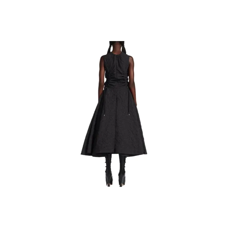 DIOR Sleeveless Dress Women's Black-3