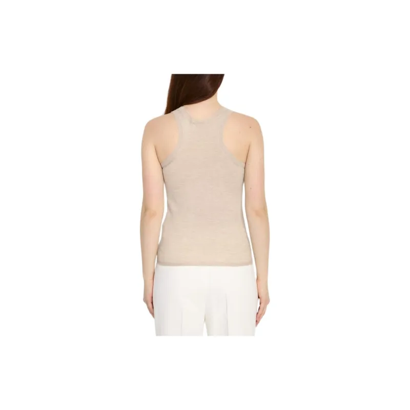 MaxMara Straight Hem Sleeveless Top-2
