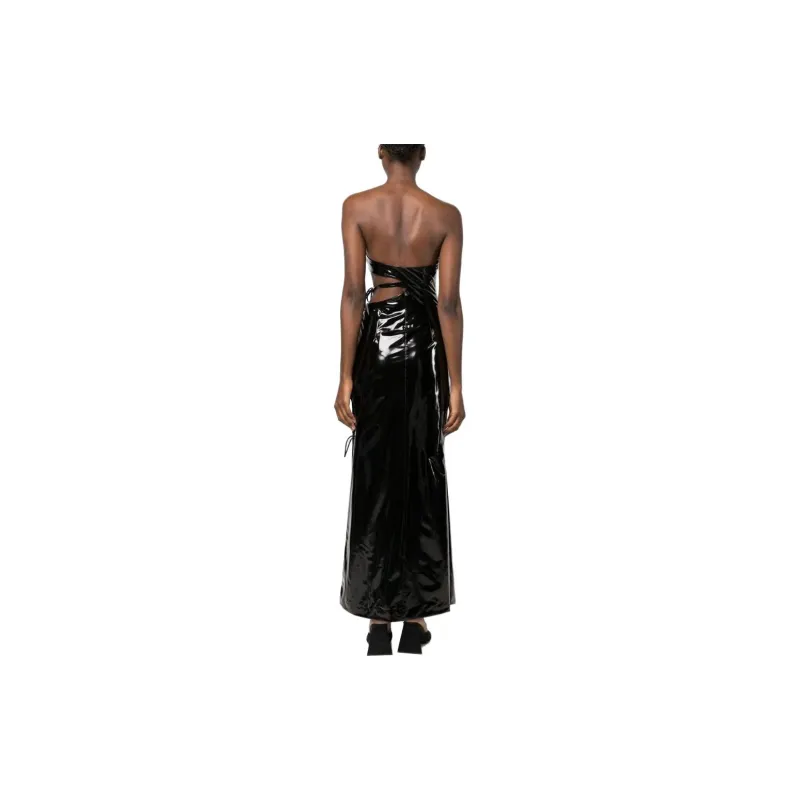 Rotate Strapless Cut-out Maxi-dress-2