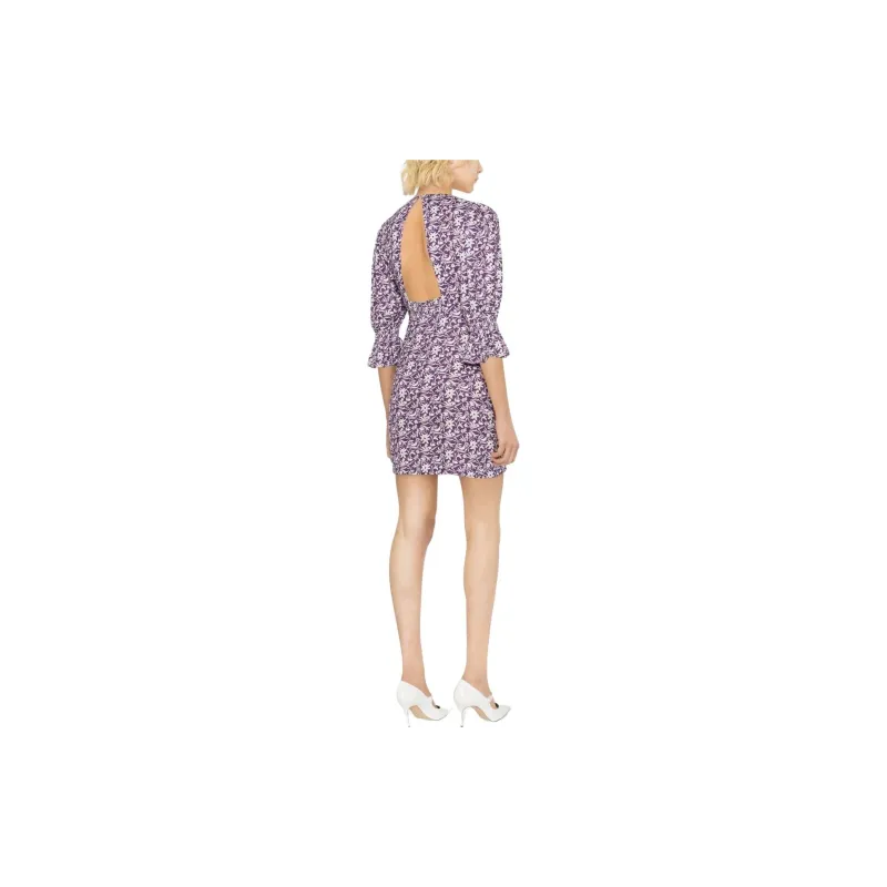 Maje Long-Sleeved Dresses Women's Purple-3