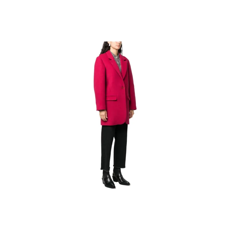 ISABEL MARANT Jilinka Single breasted Coat-4