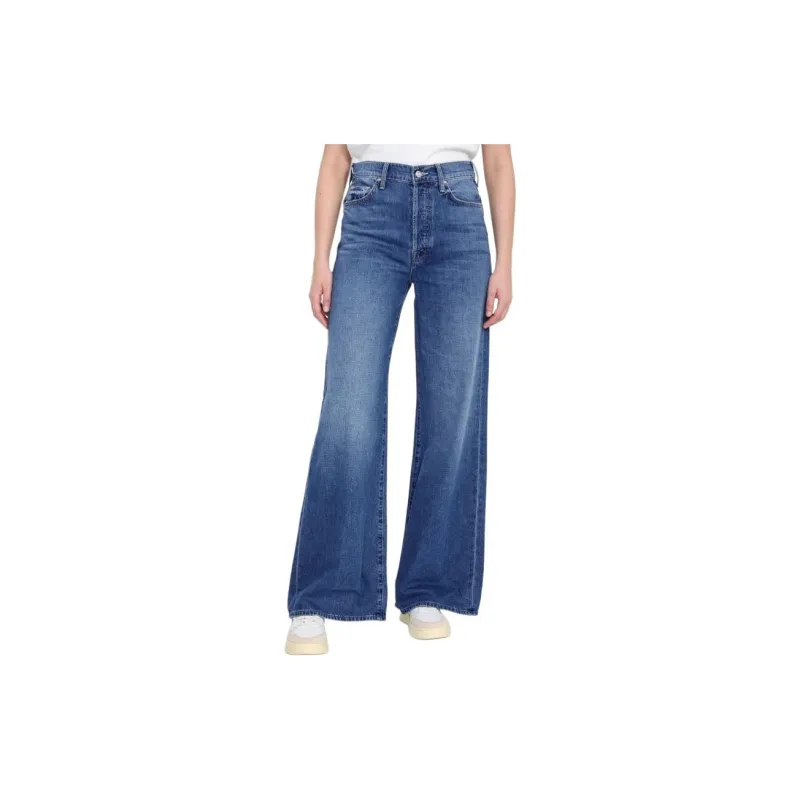 MOTHER The Ditcher Roller Sneak Jeans-1