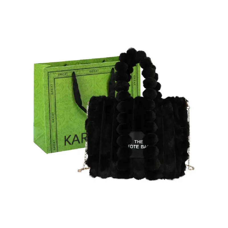 KARUISHA Plush One Shoulder Handbags Regular Women's Multicolor-18