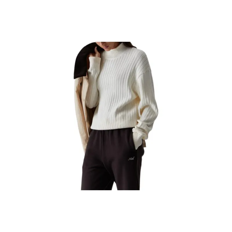 KITH Women's Liam Rollneck Sweater 'Sandrift'-2