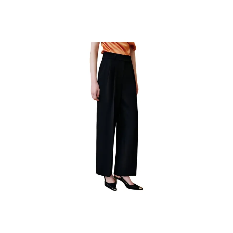 INSUN Casual Pants Women's Black-2