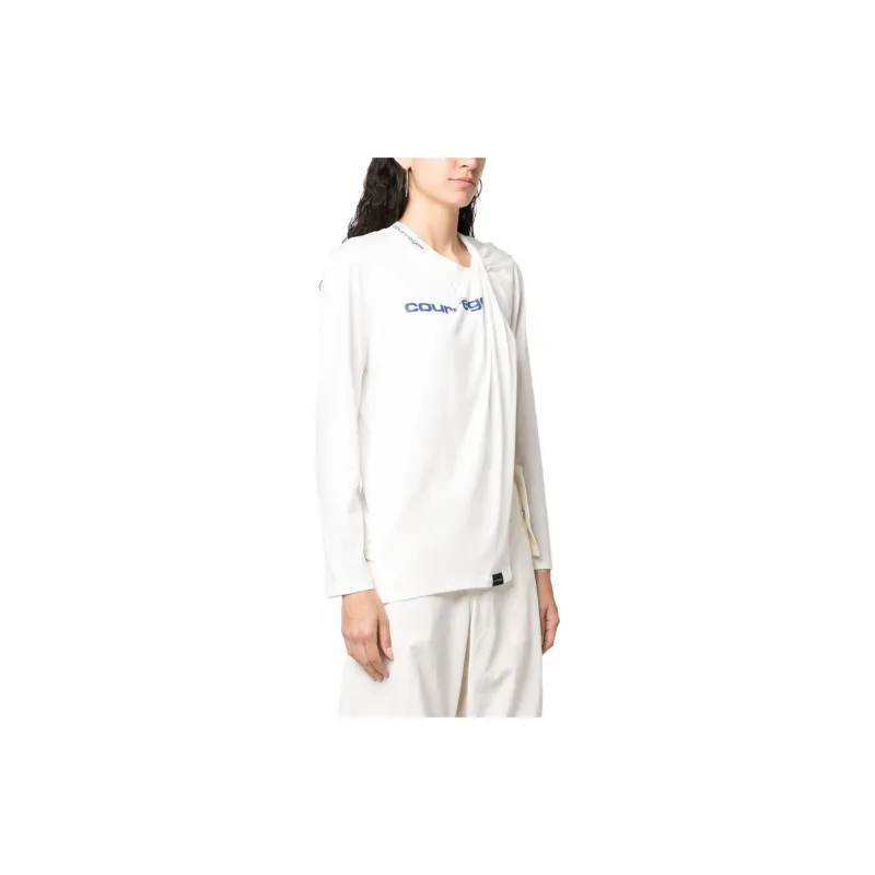 Courrèges Twist Shell Long Sleeve 'Heritage White'-3