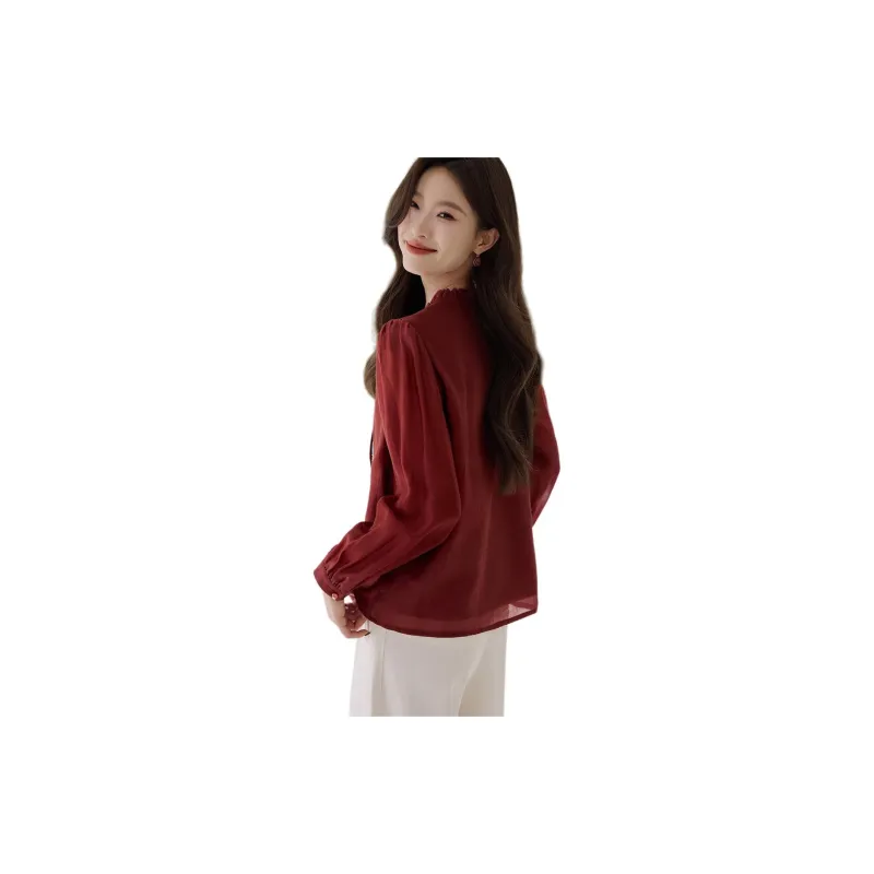 Mo Han Yi Mei Shirt Women's Red-1