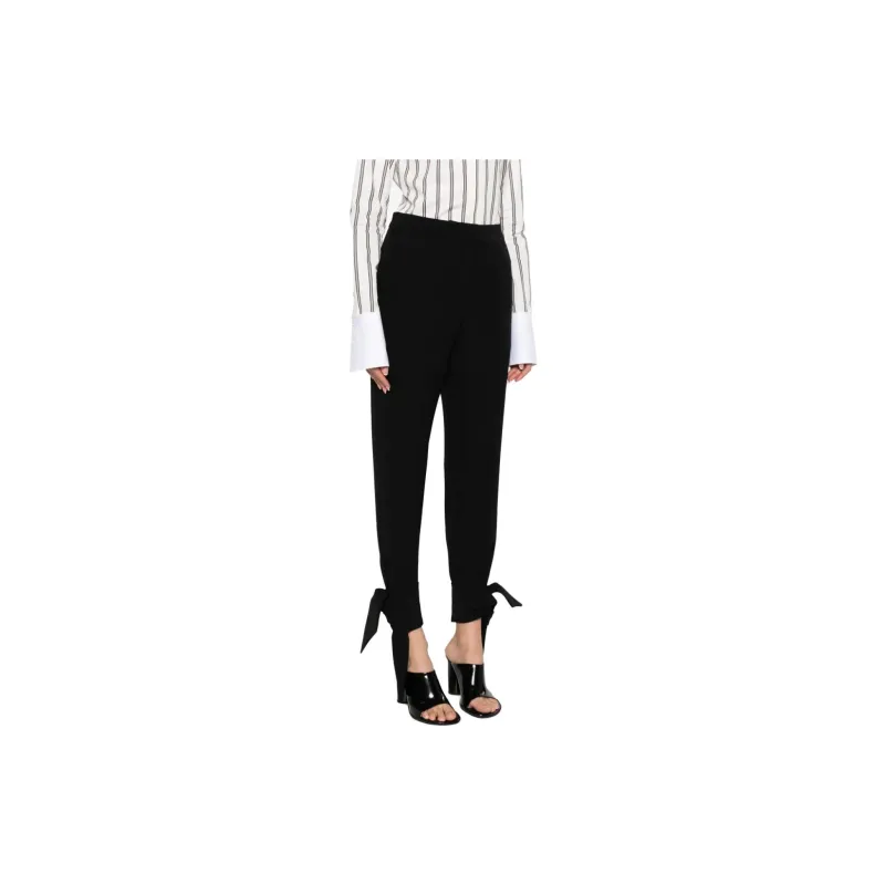 MSGM Tied Fastened Ankles Stretched Trousers-2